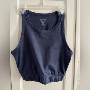 Superfit Hero Crop Top / Sports bra in Navy - size S